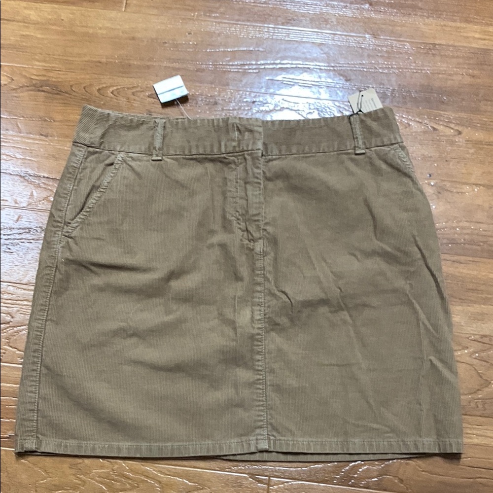 NWT J.Crew Women's Corduroy Mini Skirt